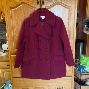 Coldwater Creek Pea Coat 1X (18)